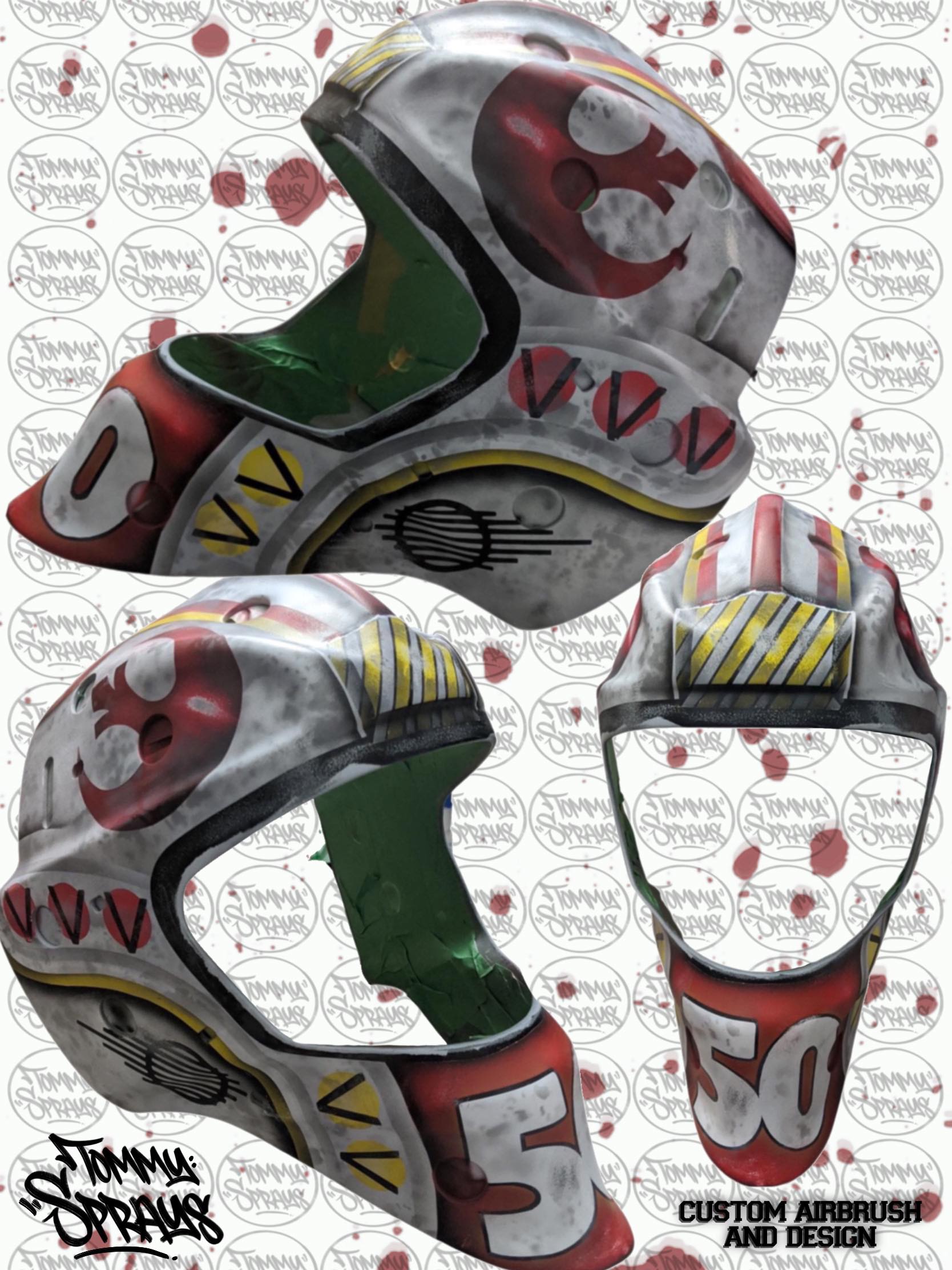 Custom Goalie Mask Art